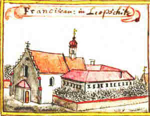 Franciscan. in Leopschitz - Klasztor Franciszkanw, widok oglny